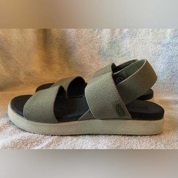 Keen Shoes - KEEN Strap Sport Sandals Elle Backstrap Dusty Olive - size 6.5